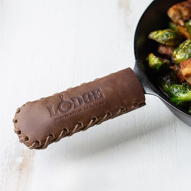 美國LODGE Nokona聯名款 美國製皮革鍋柄隔熱套