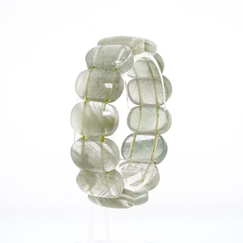 寶麗金珠寶-天然綠幽靈水晶手排