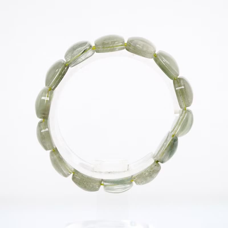 寶麗金珠寶-天然綠幽靈水晶手排