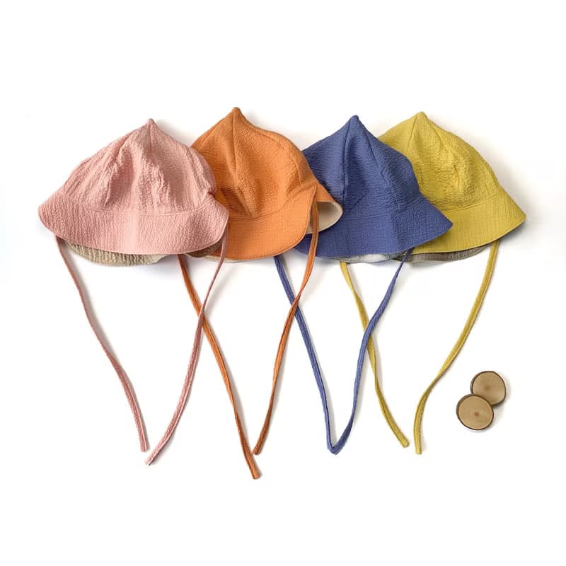 屬於五漁村的色彩 | 雙面遮綁帶蘑菇漁夫帽