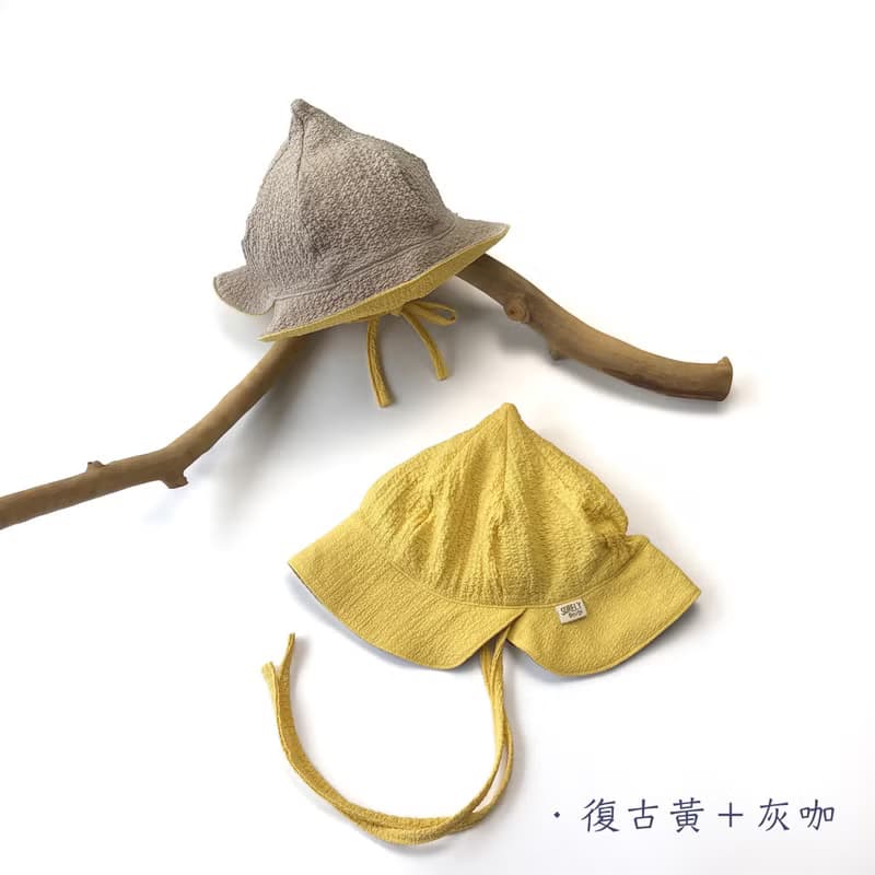 屬於五漁村的色彩 | 雙面遮綁帶蘑菇漁夫帽