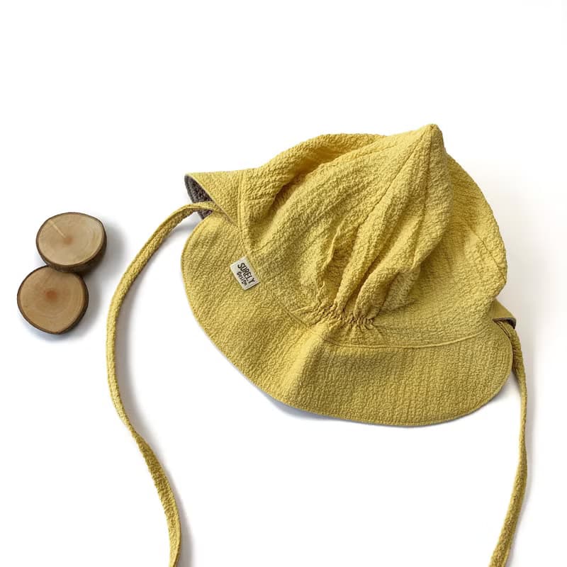 屬於五漁村的色彩 | 雙面遮綁帶蘑菇漁夫帽