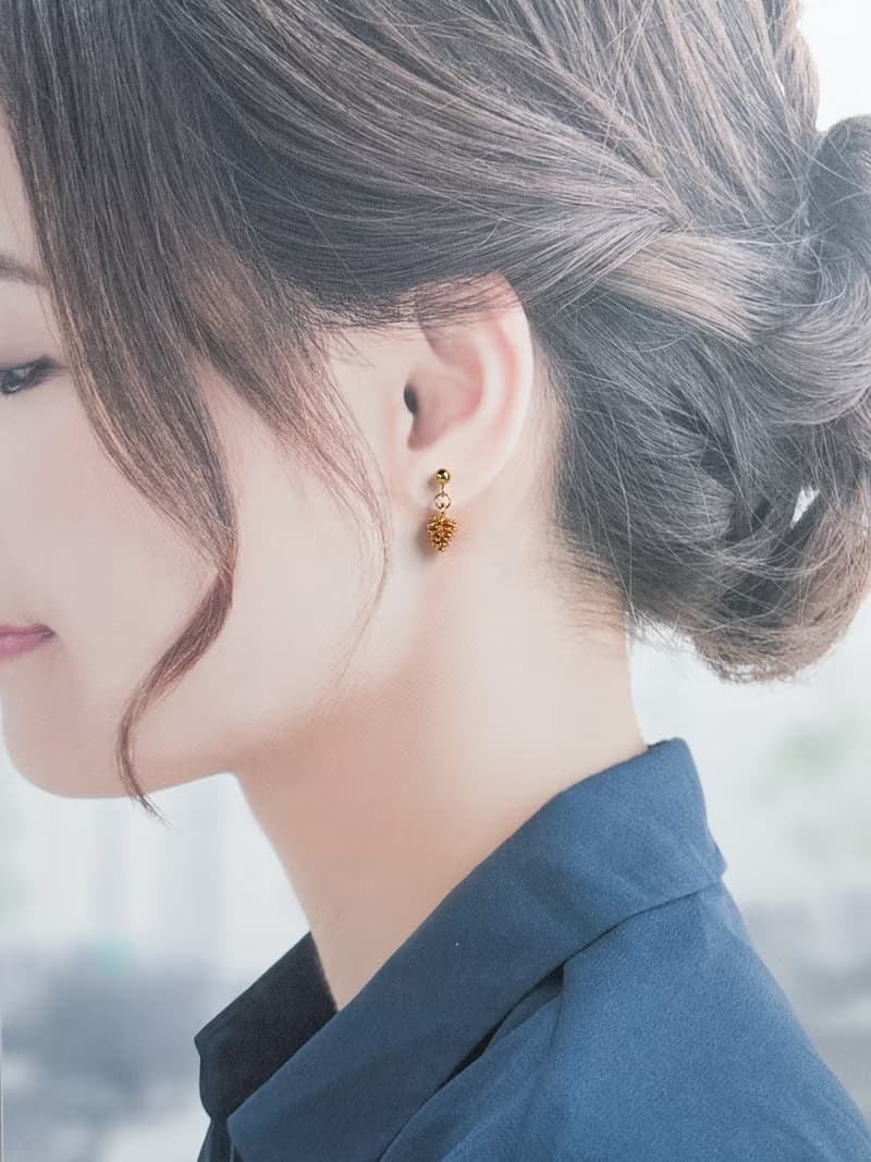 松果-小耳環