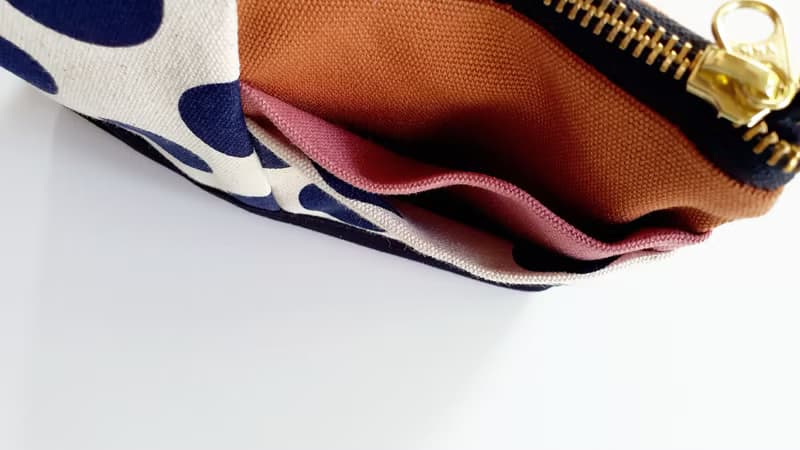 手拿包 Canvas clutch pouch bag pink color YKK zipper 化妝包/收納袋