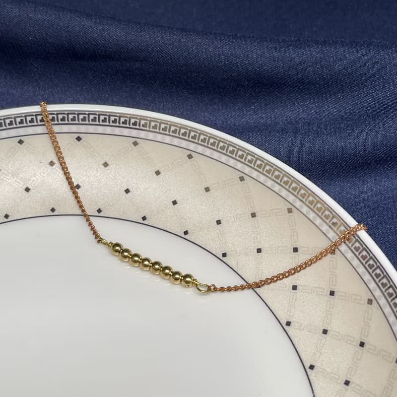 老林雜貨 | 一串銅珠手鍊