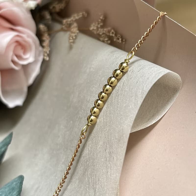 老林雜貨 | 一串銅珠手鍊