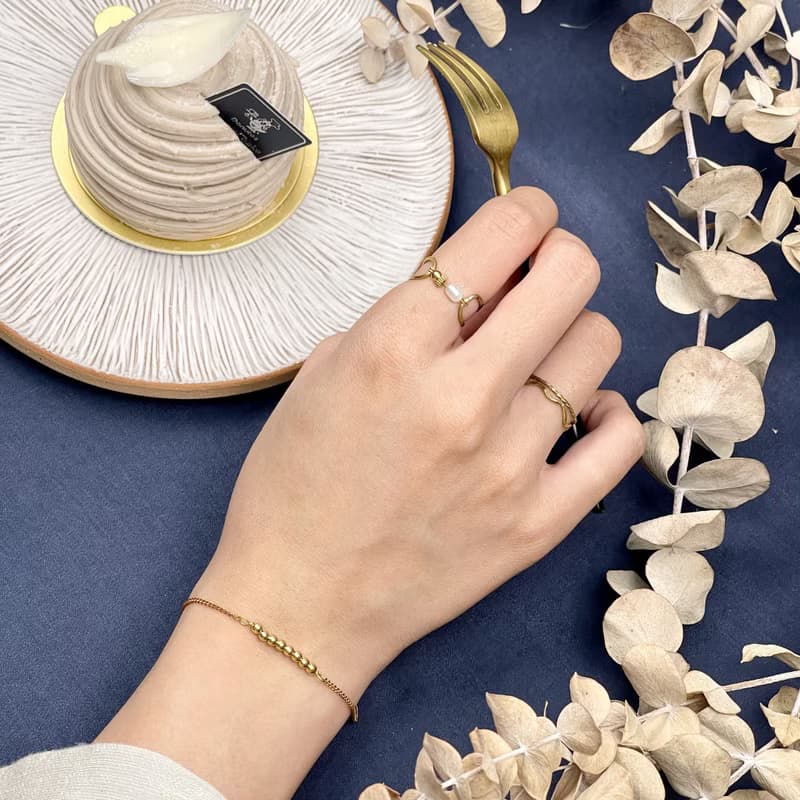 老林雜貨 | 一串銅珠手鍊