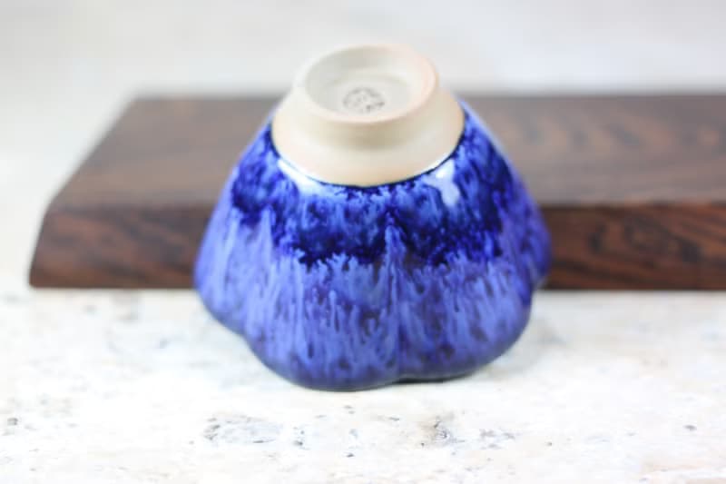 【母親節禮物】湛海 天目釉 花瓣茶杯 茶碗 鶯歌名家葉敏祥作品