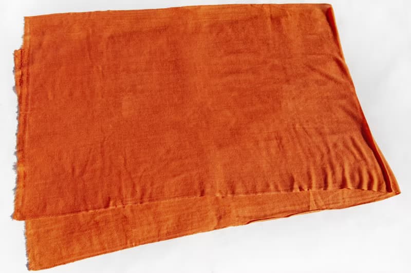 喀什米爾Cashmere/羊絨圍巾/純羊毛圍巾披巾/戒指絨披肩-水果橘子