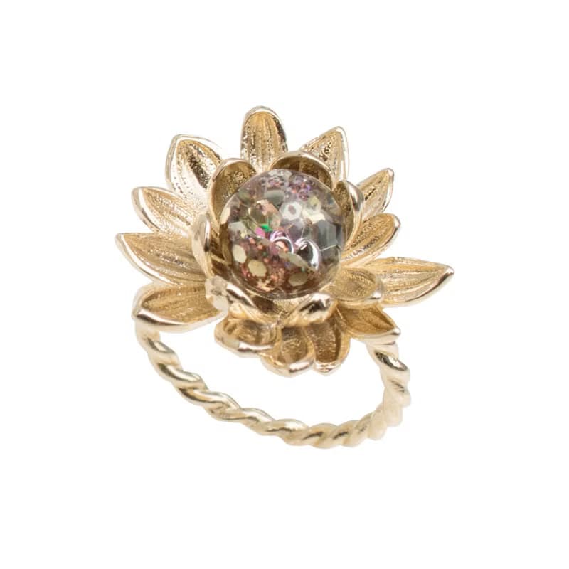 Sunflower Snowball Ring
