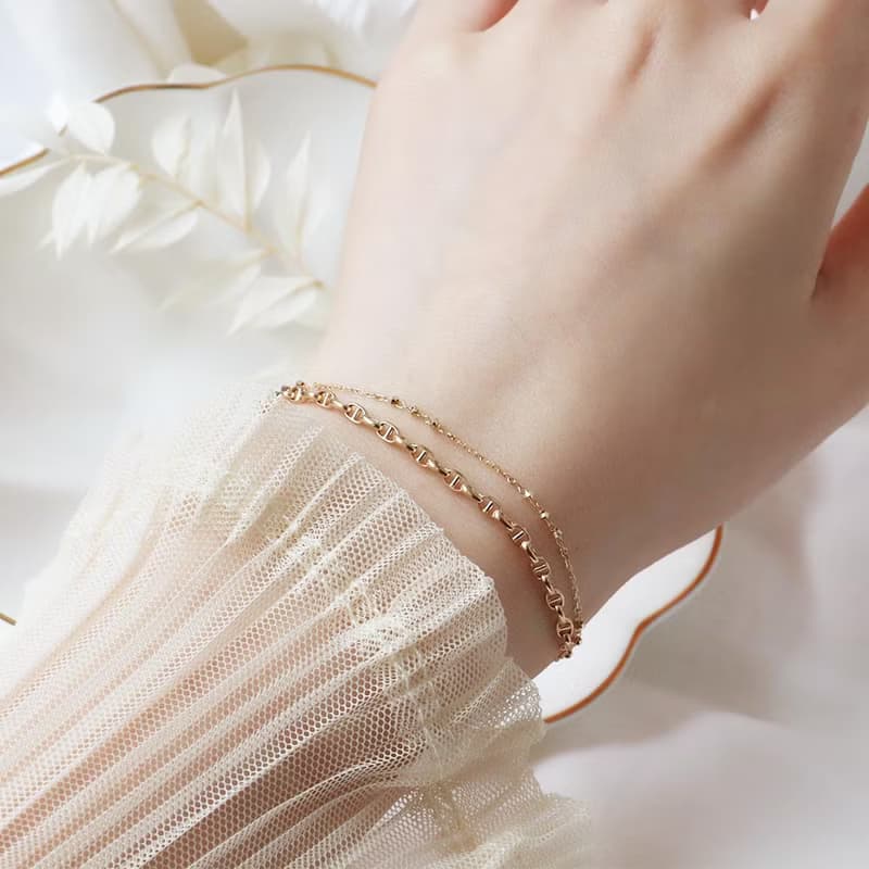 Visel 豬鼻鍊手鍊-可調式