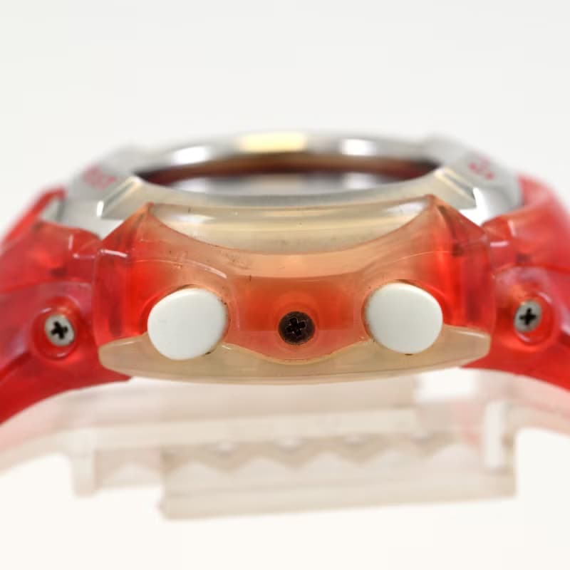 送料無料 Casio カシオ Baby-G 女性用 ソーラー腕時計 Tough Solar BGX-220 Red Digital Watch 古董錶 手錶