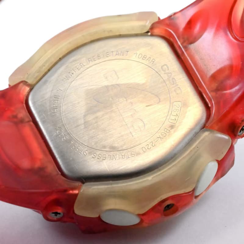 送料無料 Casio カシオ Baby-G 女性用 ソーラー腕時計 Tough Solar BGX-220 Red Digital Watch 古董錶 手錶