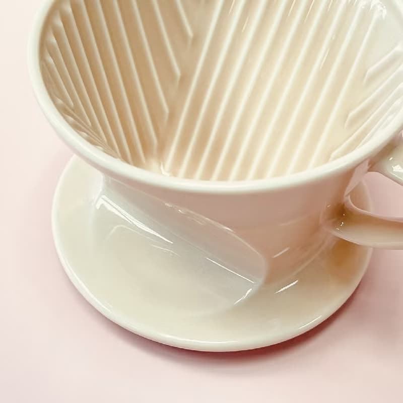 【日本】Kalita x Hasami 102系列 波佐見燒陶瓷濾杯 (珊瑚粉)