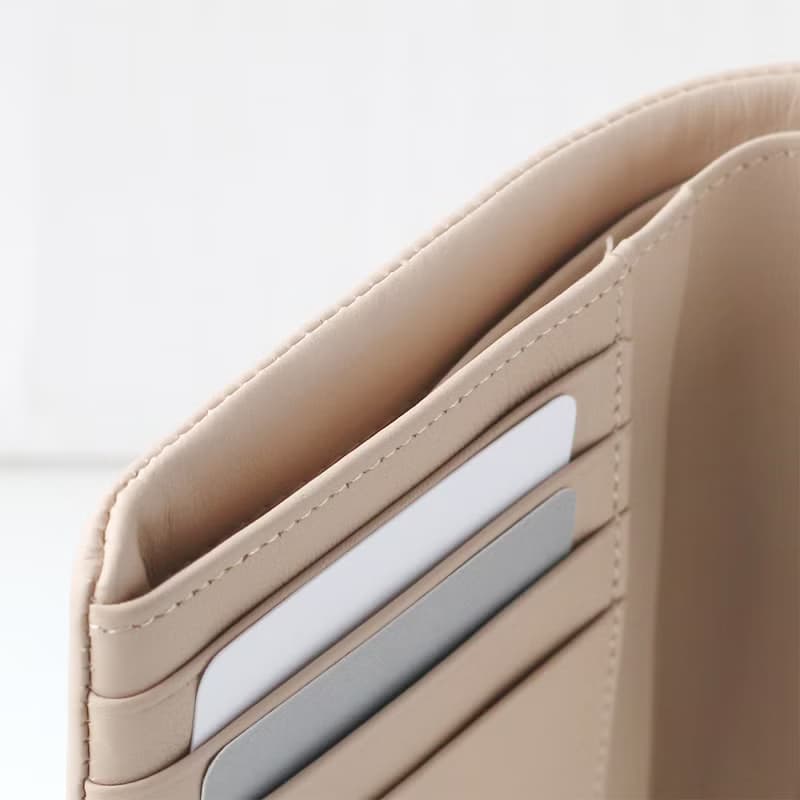 pinsel wallet : toasted almond