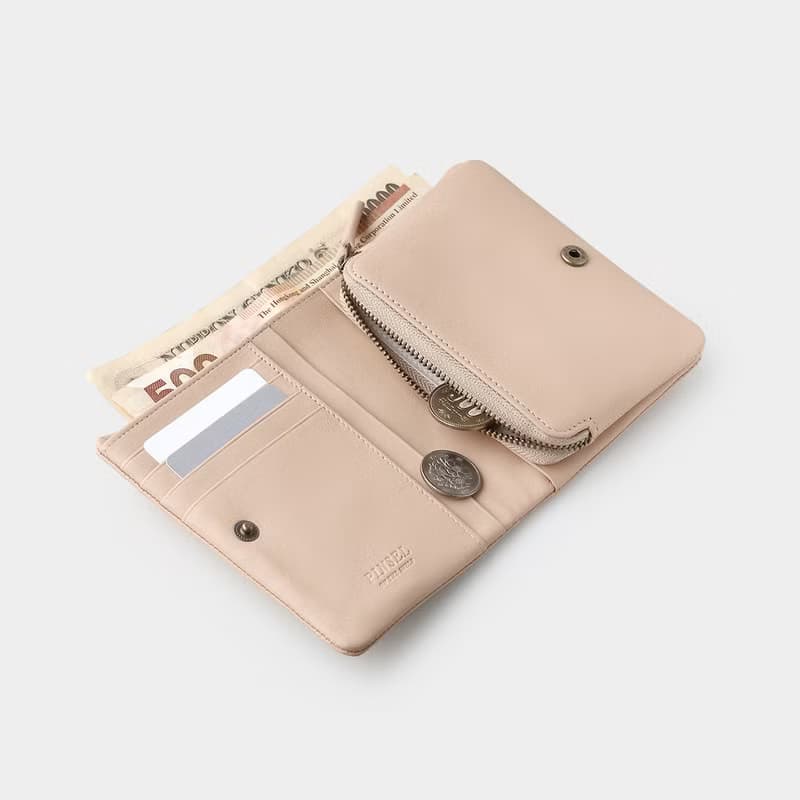 pinsel wallet : toasted almond