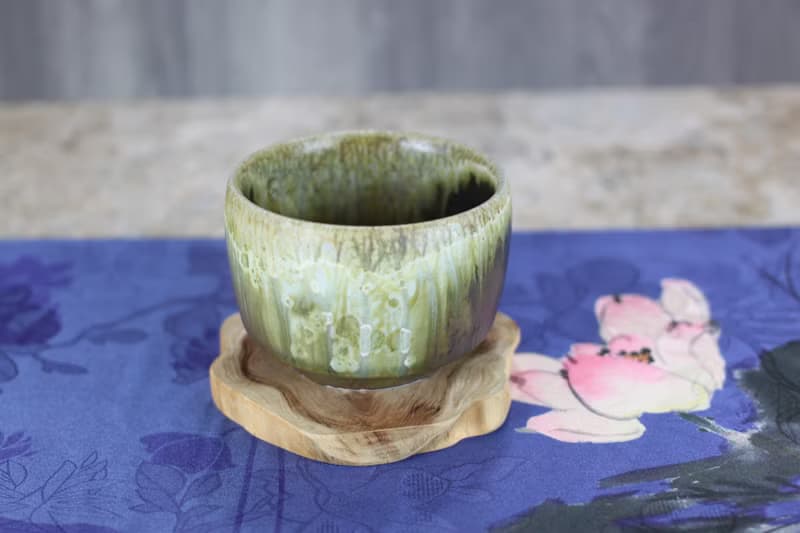 【送禮好物】天然結晶開片 柴燒茶碗 名家葉敏祥手作 150ml