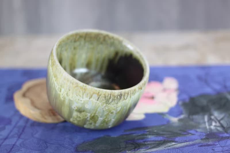 【送禮好物】天然結晶開片 柴燒茶碗 名家葉敏祥手作 150ml