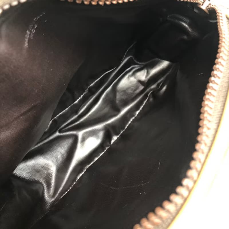 【 日本直送　名牌中古包 】CELINE セリーヌ マカダム ショルダーバッグ ベージュ ブラゾン型押し vintage ヴィンテージ オールド 72hdhd