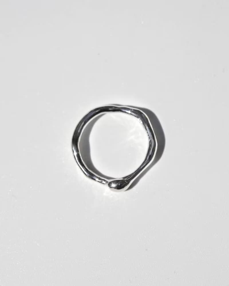 Tears ring 淚珠 純銀戒指