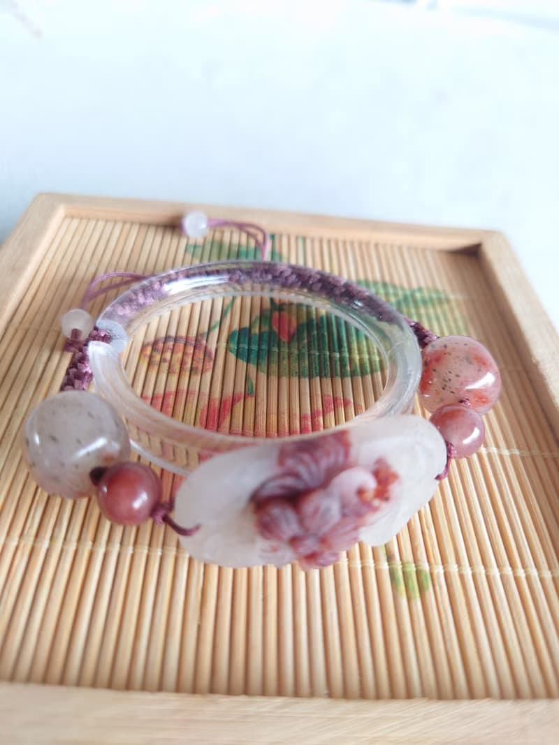 Miss feng天然-余太早踏雪尋梅中國結手鍊