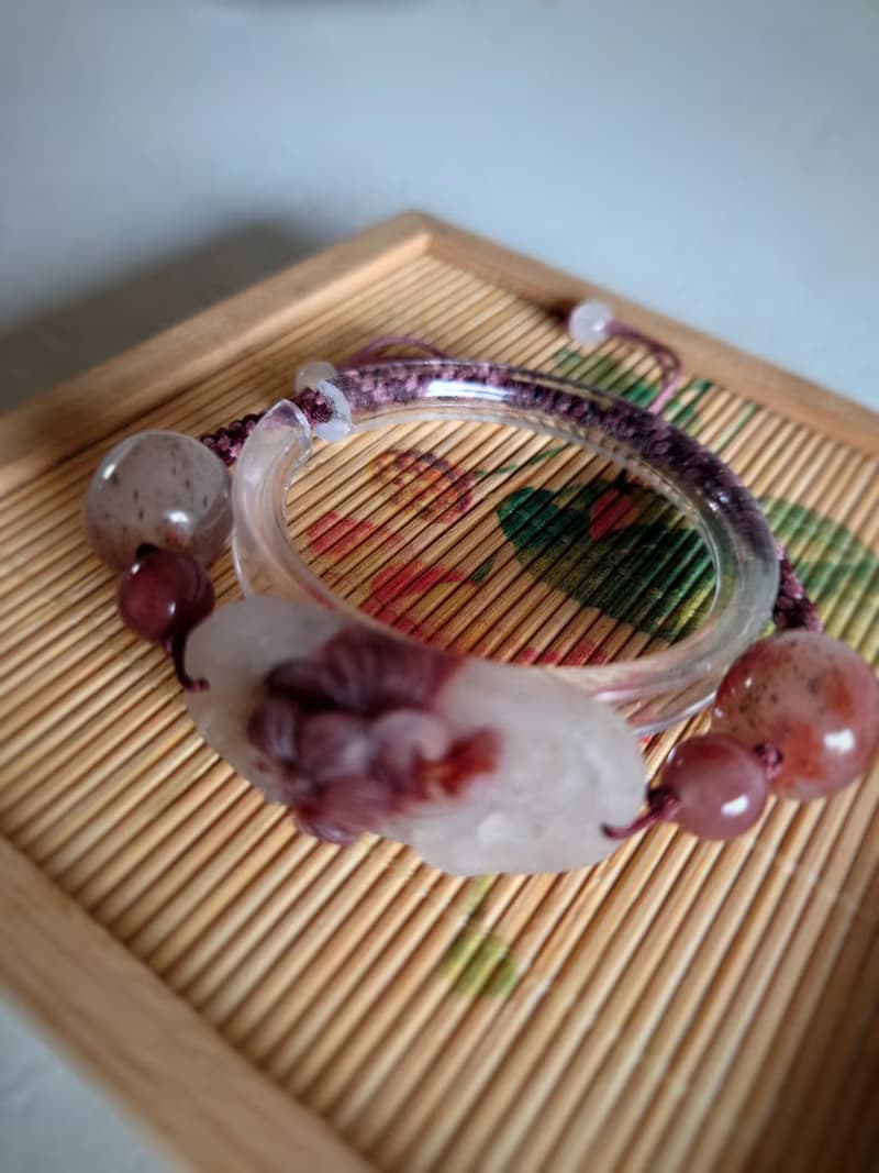 Miss feng天然-余太早踏雪尋梅中國結手鍊