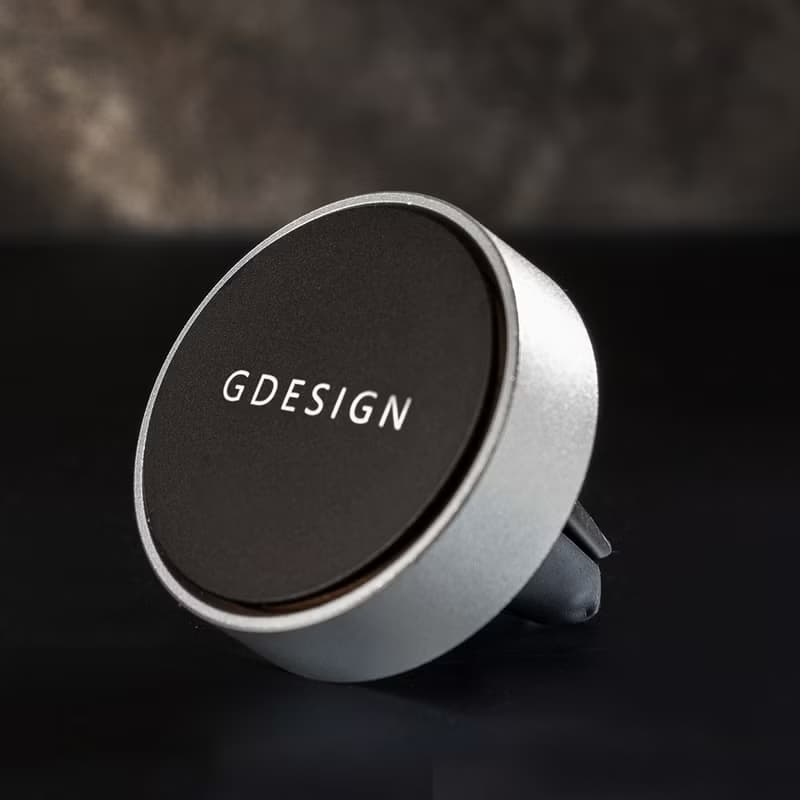 Gdesign 經典款鋁合金車用擴香-LOGO款 (商品尺寸直徑:4CM)