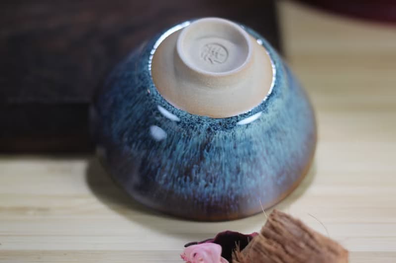 【送禮好物】70ml 天目釉 斗笠茶杯 酒杯 鶯歌名家葉敏祥作