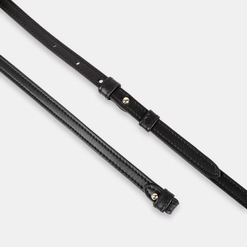 Mini Fir Bag 素皮革 手提包 斜背包 黑色