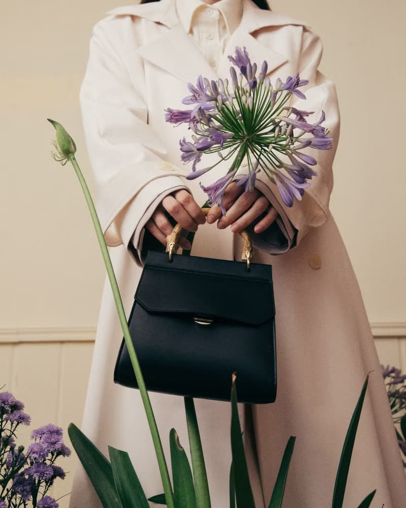 Mini Fir Bag 素皮革 手提包 斜背包 黑色