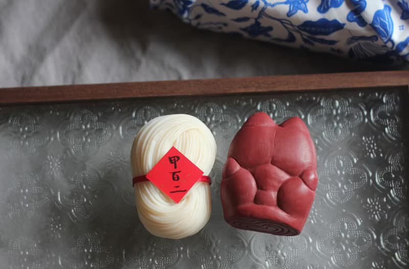 甲百二-豬腳麵線手工皂禮盒
