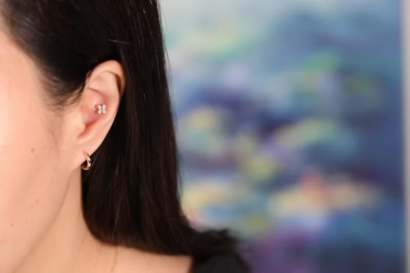 14K 10mm圓耳扣耳環 (內徑 8 mm) (單個)