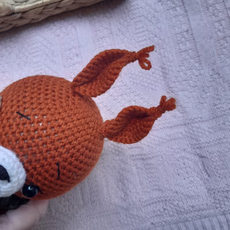 Hand crochet Squirrel with acorn Stuffed toys Animal toy Plush toys Amigurumi