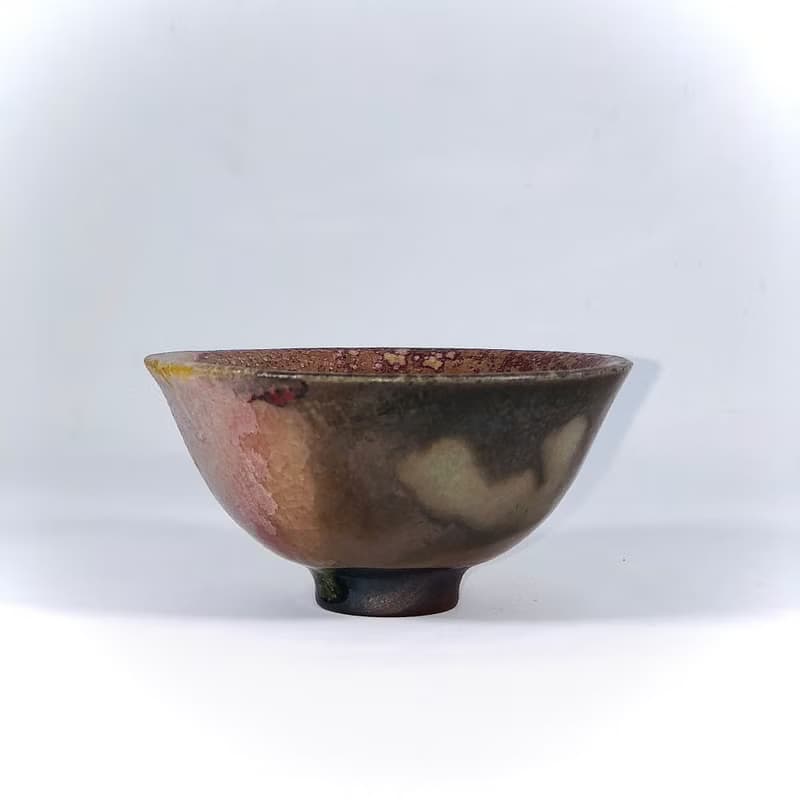 手作柴燒小茶碗- 櫻 JC052