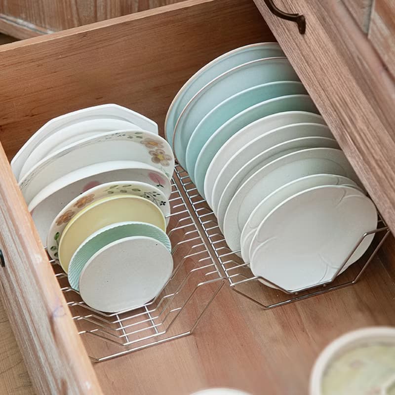 日本霜山 304不鏽鋼碗盤瀝水架/餐盤收納架/立盤架