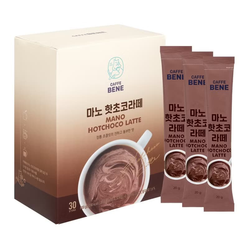 Caffebene咖啡伴 熱巧克力拿鐵(30入/盒)