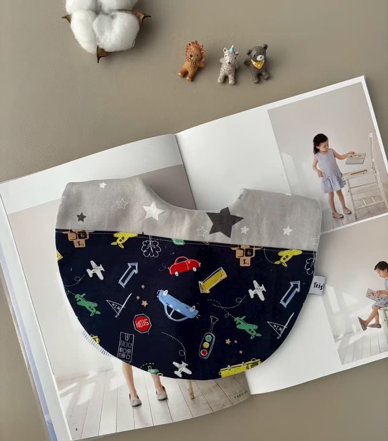 圍兜兜 新生兒禮 彌月禮  口水巾 彩色小汽車