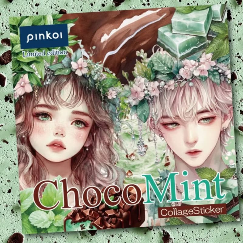 ChocoMint Collage Sticker