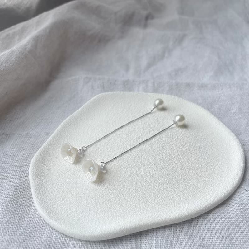 TeenyTinyCraft | 花裙 手工耳環/耳夾/戒指