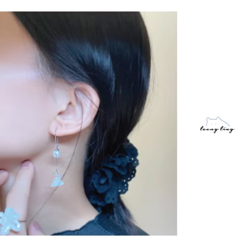 TeenyTinyCraft | 花裙 手工耳環/耳夾/戒指