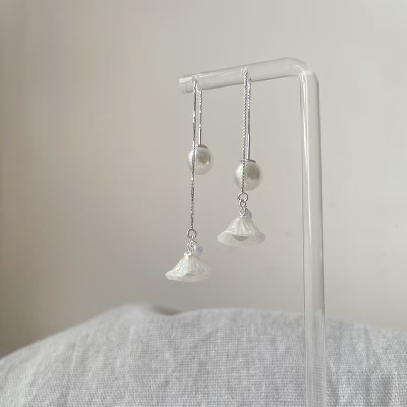 TeenyTinyCraft | 花裙 手工耳環/耳夾/戒指