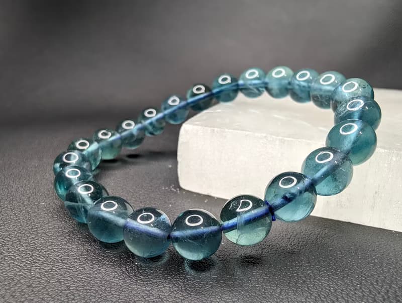 【訂製品】藍螢石 手串 手鍊 天然水晶 水晶手串 6-12mm 水晶手鍊