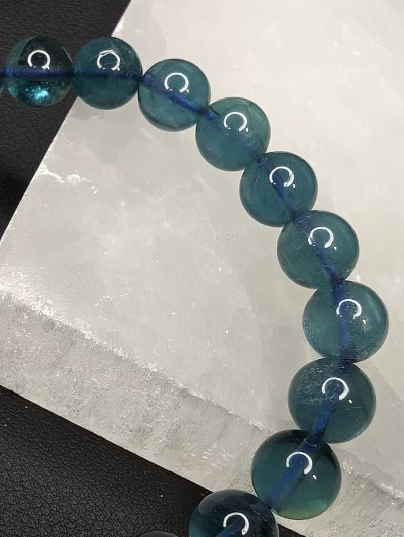 【訂製品】藍螢石 手串 手鍊 天然水晶 水晶手串 6-12mm 水晶手鍊