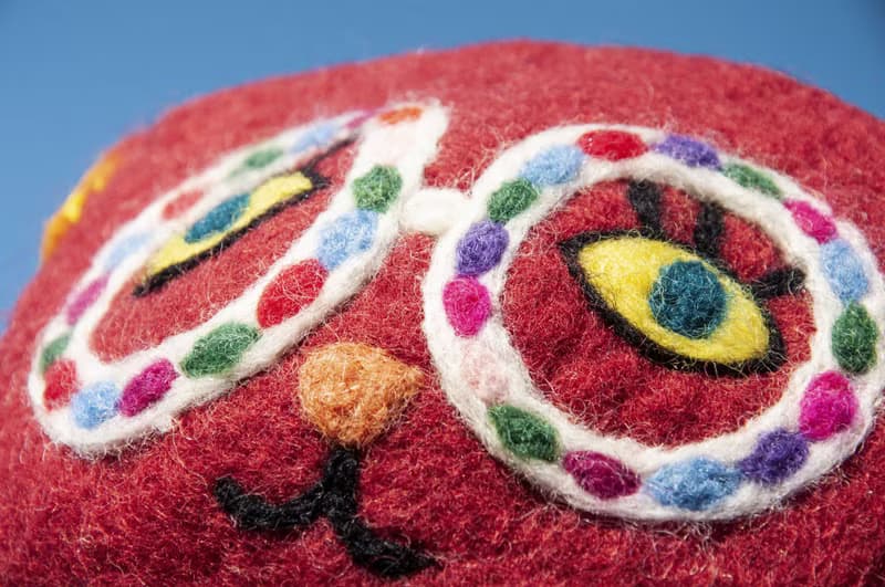 悠遊卡套 羊毛氈化妝包 數位相機包 iphone手機袋 airpods包-貓咪