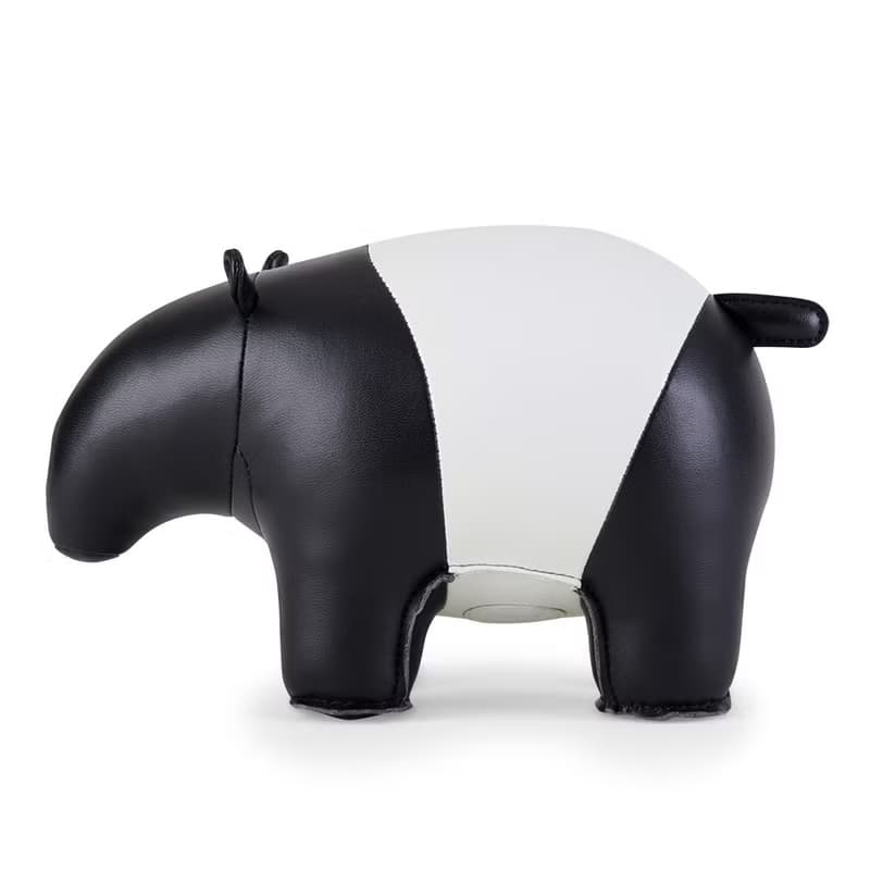 【書擋】馬來貘 Malayan Tapir 皮革動物擺飾  | 入厝禮物