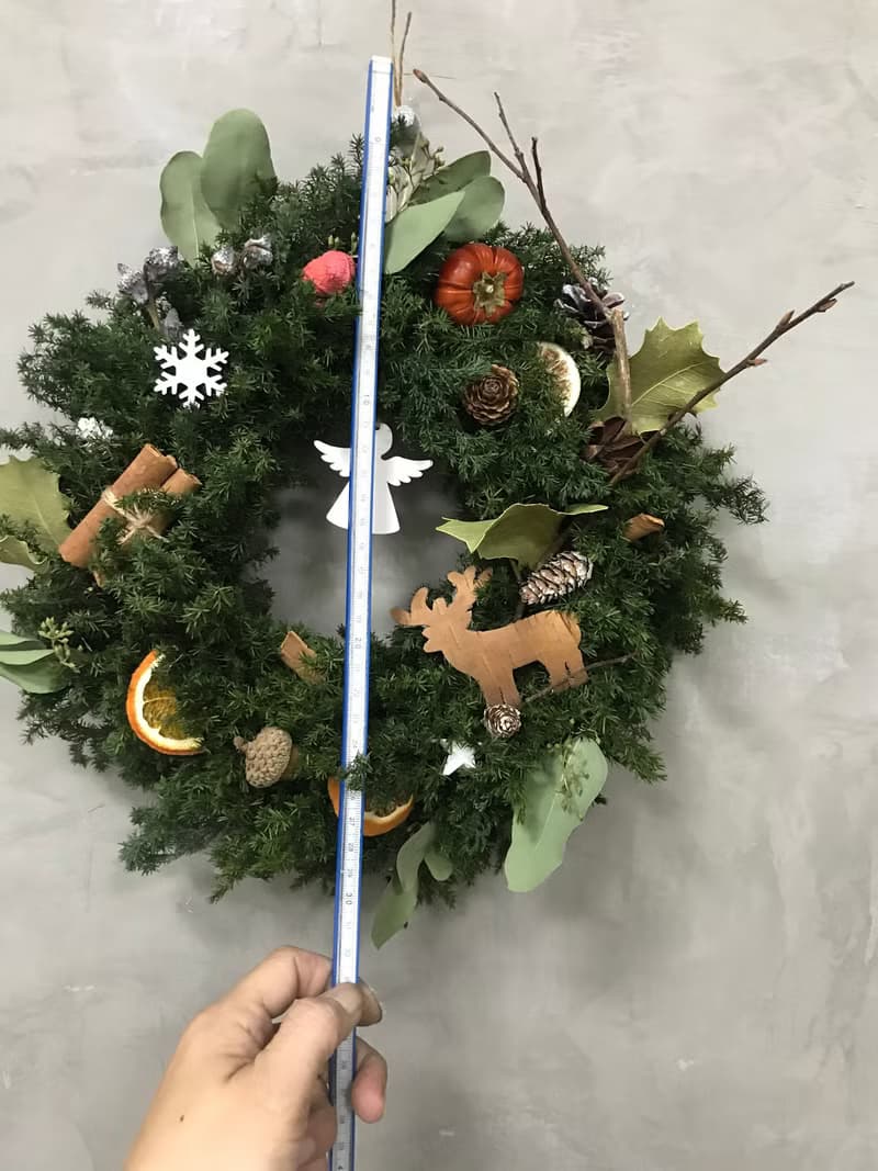 永生雪松聖誕花圈  手綁花圈 聖誕節 交換禮物