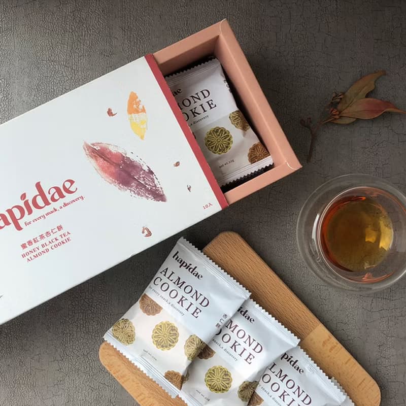 【hapidae】蜜香紅茶杏仁餅 純素 (22g*10包)│快速出貨