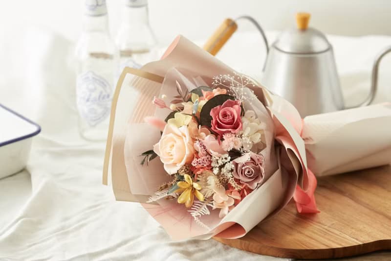 永生花 永生玫瑰 乾燥花 花束 開幕 畢業禮物 交換禮物 情人禮物