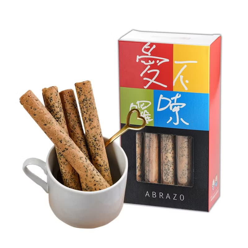 【愛不囉嗦】胡麻捲 - 15支/入 ( 吃得到顆顆胡麻粒 )