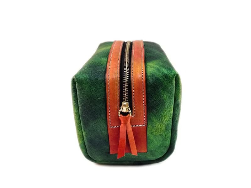 アクロモ グリーン ローズ ポーチ